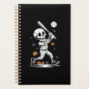 Squelette de baseball Halloween frappant