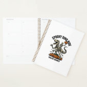 Squelette de dinosaure Halloween Vintage Trick Rid (Devant avec enveloppe)