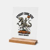 Squelette de dinosaure Halloween Vintage Trick Rid (Angle)