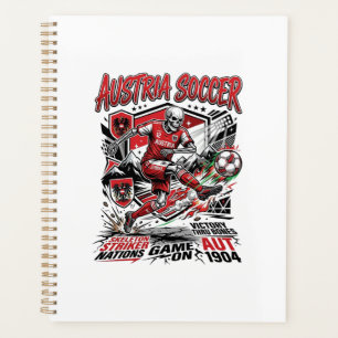 Squelette de football d'Autriche Affiche des natio