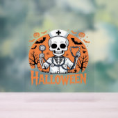 Squelette de l'infirmière d'Halloween Essential T- (Neutre)