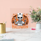 Squelette de l'infirmière d'Halloween Essential T- (Mariage)