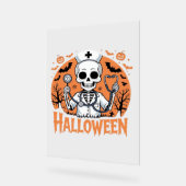 Squelette de l'infirmière d'Halloween Essential T- (Angle)