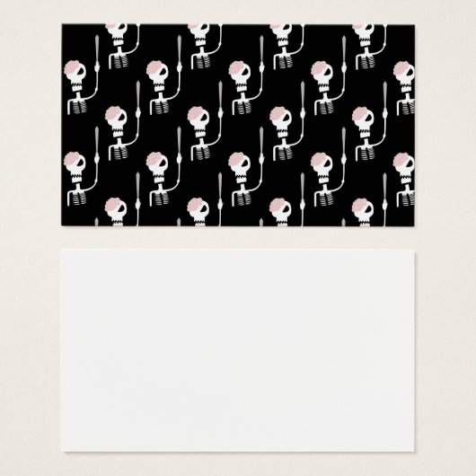 Squelette d'Halloween avec épée (Devant & derrière)