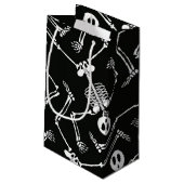 Squelette d'Halloween petit sac cadeau (Dos Angle)