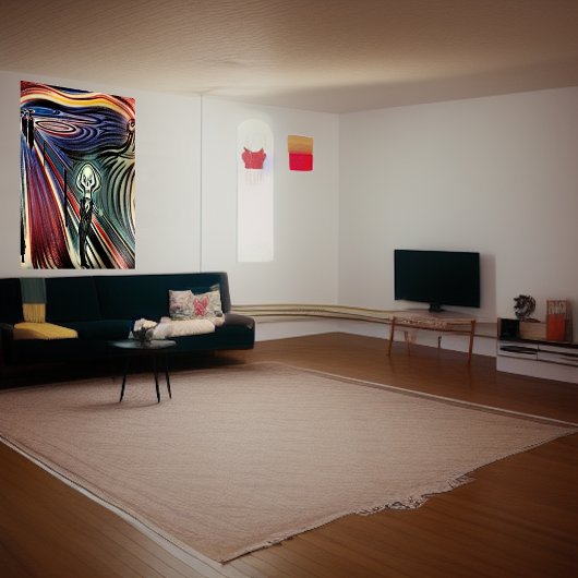 Squelette en costume | AI Art Poster