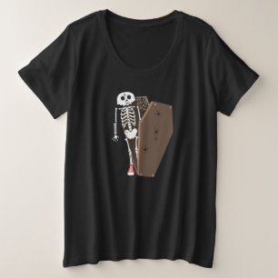Squelette et café Halloween Design