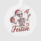 Squelette festif AF Snarky Noël Sarcastique (devant)