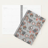 Squelette floral gris (Devant avec enveloppe)
