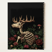 Squelette gothique floral de cerfs (Dos)