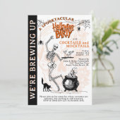 Squelette Halloween Fête Invitation (Debout devant)