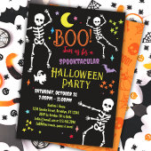 Squelette Halloween Fête Invitation