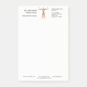 Squelette humain Médicale Muscles Post-it® Notes