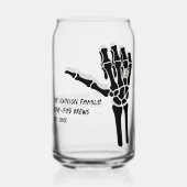 Squelette Main Avec Bague De Diamant (Verso)