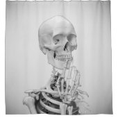 Squelette main Halloween rideau de douche (Devant)