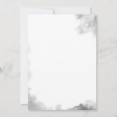 Squelette noir et blanc Invitation de la fête d'Ha (Dos)