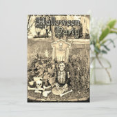 Squelette personnalisé Invitation de la fête d'Hal (Debout devant)