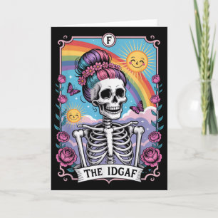 Squelette Sarcastique La Carte De Tarot Drôle Idga