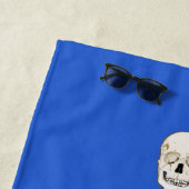Squelette Serviette de plage personnalisée (En situation)