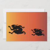 Squelette Sorcière Halloween Invitation (Dos)