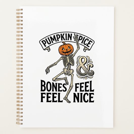 Squelette Spice Pumpkin Vintage Danse Halloween Sh (Devant)