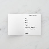 Squelette Tombstone Halloween Party Invitation (Intérieur)