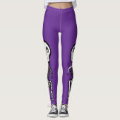 Squelettes de monstre Leggings (Devant)