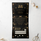 Squelettes d'or élégant (photo) RÉCEPTION & MENU (Intérieur)