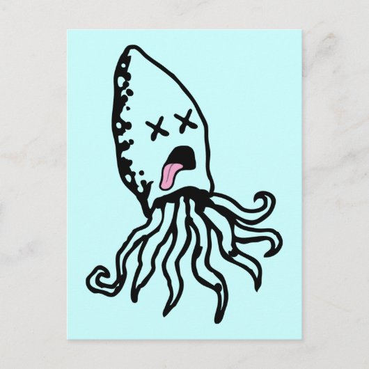 Squid Briefkaart (Voorkant)