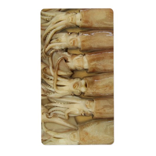Squid - Calamari Etiket (Voorkant)