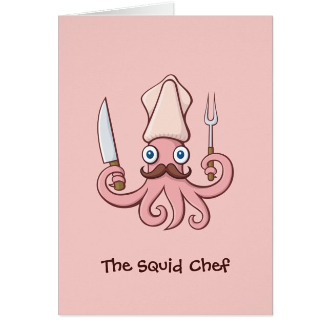 Squid Chef Cartoon (Voorkant)