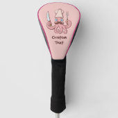 Squid Chef Cartoon Golfheadcover (Voorkant)