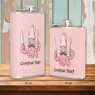 Squid Chef Cartoon Heupfles