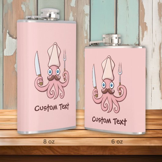 Squid Chef Cartoon Heupfles