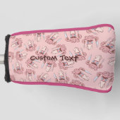 Squid Chef Cartoon Pattern Golfheadcover (Voorkant)