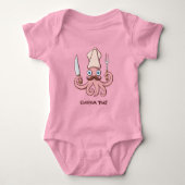 Squid Chef Cartoon Romper (Voorkant)