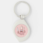 Squid Chef Cartoon Sleutelhanger (Voorkant)