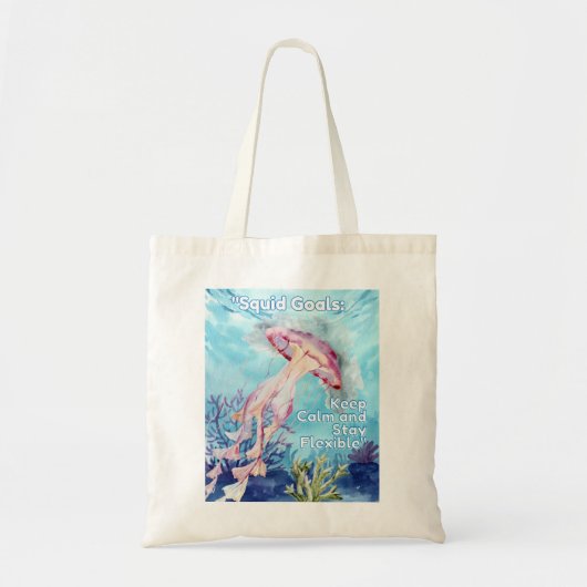 Squid doelen tote bag (Voorkant)