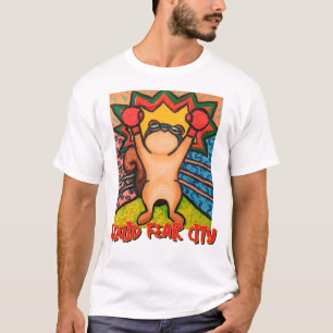 Squid Fear City Grafische Witte T-shirts