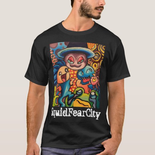 Squid Fear City Graphic-T - shirts (Voorkant)