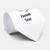 Squid Icon Black Stropdas (Opgerold)