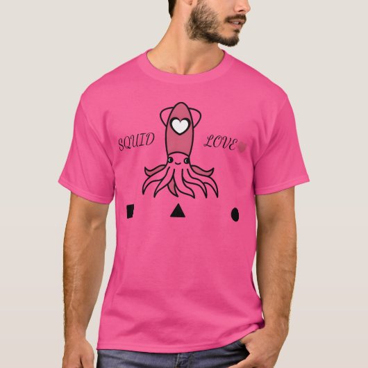 Squid love friends t-shirt (Voorkant)