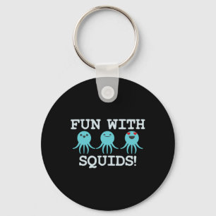 Squid Marine Bioloog Leraar Student Gift Sleutelhanger