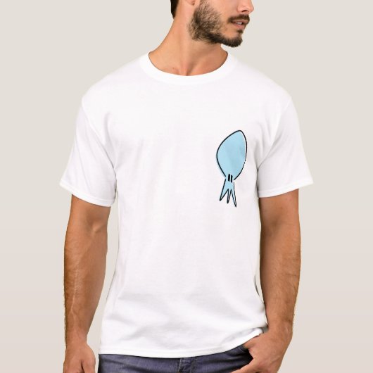 Squid Media mannen t-shirt (Voorkant)