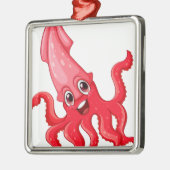 Squid Metalen Ornament (Links)
