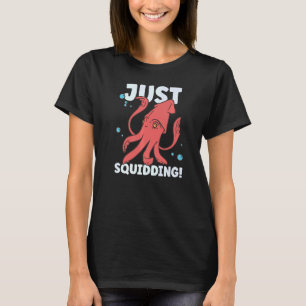Squid Octopus Squid Marine Bioloog 1 T-shirt