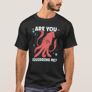 Squid Octopus Squid Marine Bioloog 1 T-shirt