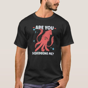 Squid Octopus Squid Marine Bioloog 4 T-shirt