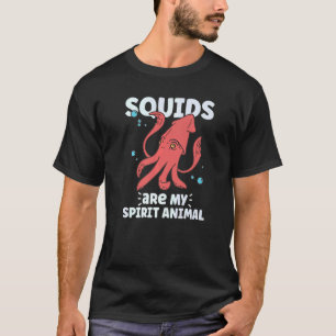 Squid Octopus Squid Marine Bioloog T-shirt