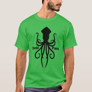 Squid paint logo t-shirt